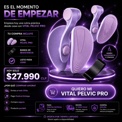 Vital Pelvic Pro - Ejercitador y fortalecedor de Pelvis
